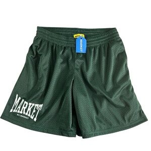 NWT MARKET by Market Green Mesh Basketball Shorts Men’s Size Small‎ Streetwear